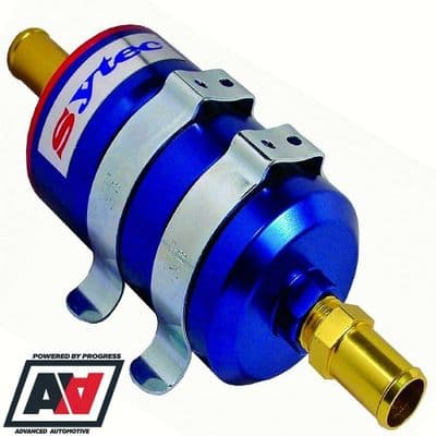 Sytec Motorsport Blue Bullet Fuel Filter 8mm Hose Fittings Carburettor Injection