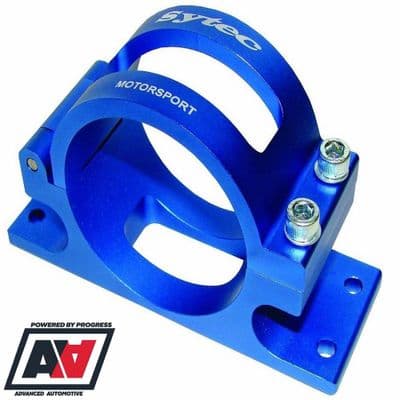 Sytec Motorsport Blue Fuel Pump Or Filter Cradle Bracket RL Bosch 044 Walbro Hi