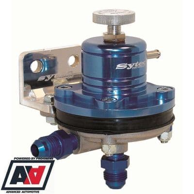 Sytec Motorsport Blue MSV Adjustable Fuel Pressure Regulator & Bracket AN6 -6 JIC