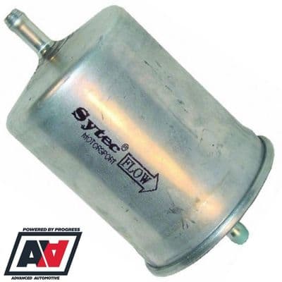 Sytec Motorsport In Line Fuel Filter 8mm Tails In & Out Steel Body  SSF2070
