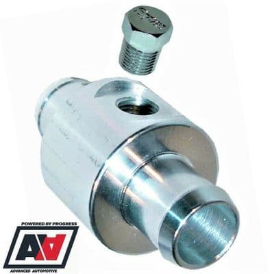 Sytec Motorsport Inline Gauge Sensor Sender Adaptor 12mm Hose 1/8 NPT Thread