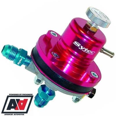 Sytec Motorsport Red MSV Adjustable Fuel Pressure Regulator 1:1 -6 JIC
