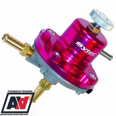 Sytec Motorsport Red SAR Adjustable Fuel Pressure Regulator 1:1 8mm HoseTails