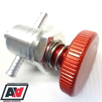 Sytec Turbo Boost Adjuster In-Car RED Knob 3 Way Port Design BAI-002