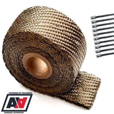 Titanium Magma Exhaust Heat Wrap 2