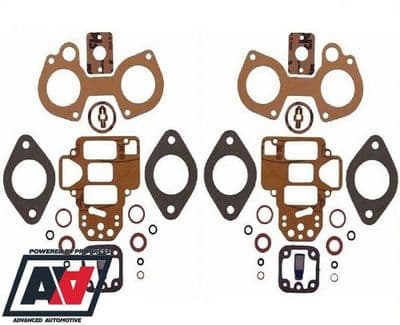 Twin Weber 40 DCOE Carburettor Service Kits With Seals And Standard Needle Valve