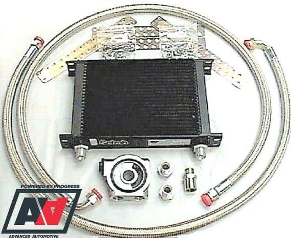 Universal 13 Row Oil Cooler Kit Setrab Mocal Hispec Competition | Advanced Automotive