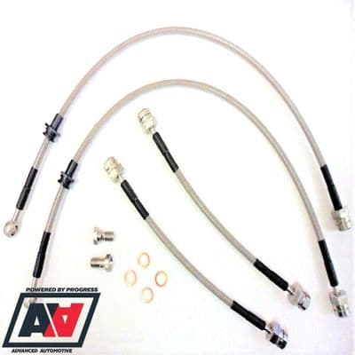 VW Golf GTi MK5 Full Stainless Steel Braided PTFE Brake Line Kit Front Rear Set