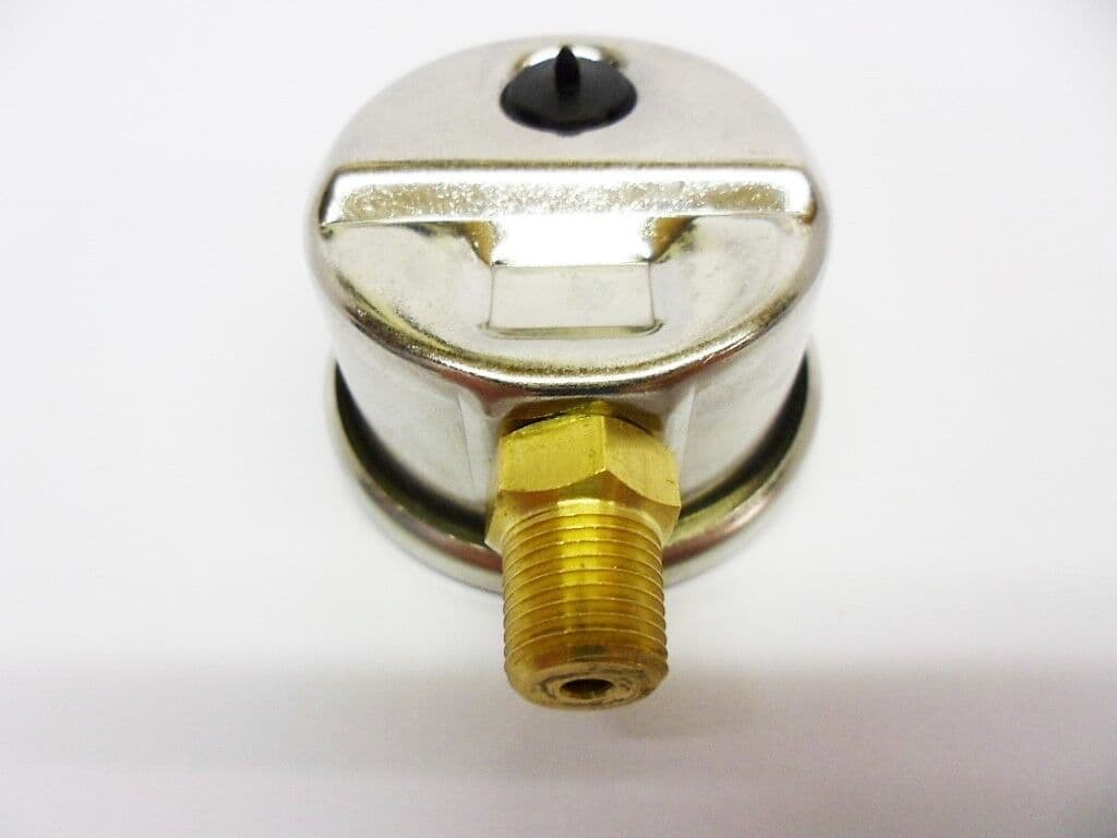 Webcon High Pressure Fuel Gauge 1/8npt Thread 8 Bar Glycerine Damped