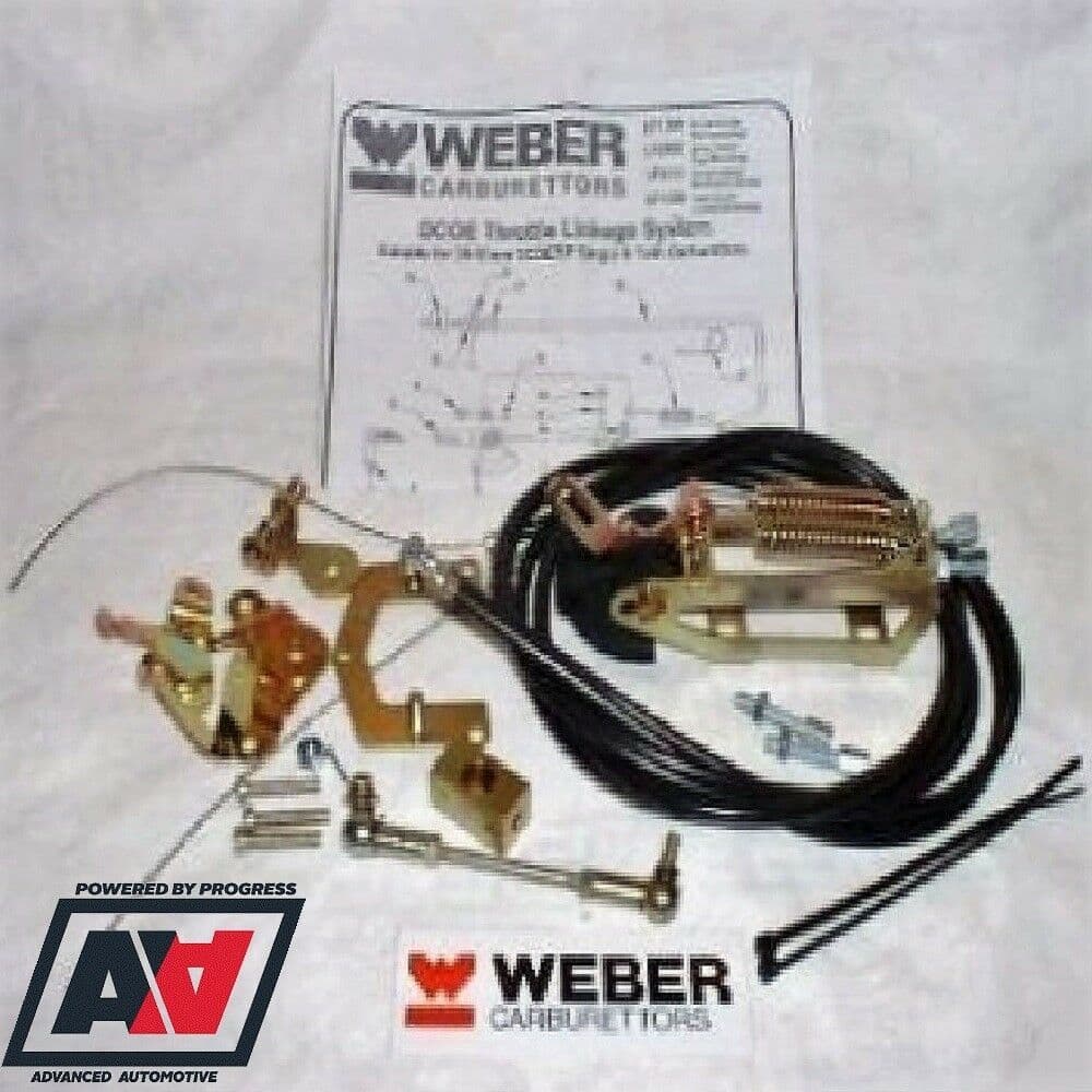 WEBER 40 45 48 50 DCOE/SP TWIN CABLE THROTTLE LINKAGE BOTTOM MOUNT KIT LP4000 Advanced Automotive