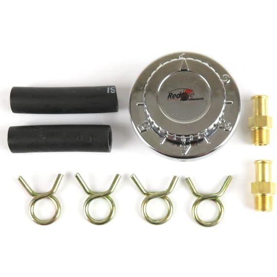 er Adjustable Fuel Pressure Regulator With 8mm 5/16 Hose Tails
