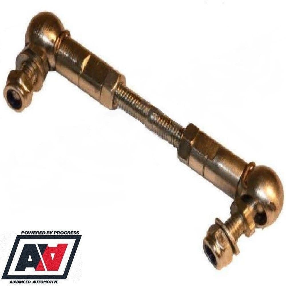 Weber Adjustable Throttle Linkage Rod 62mm To 76mm Range Plated Steel ...