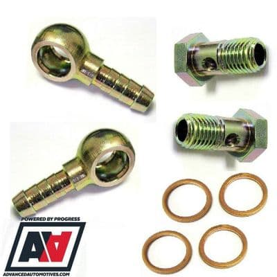 Weber DCNF Carburettor Straight Union Inlet Fuel Fitting & Bolt Kit CUA001-2