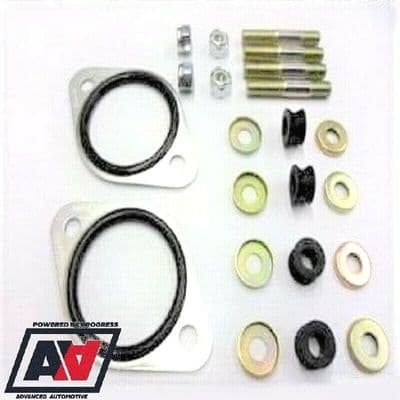 Weber DCOE Dellorto DHLA Single Carb Misab Studs Nuts Soft Mount Manifold Kit