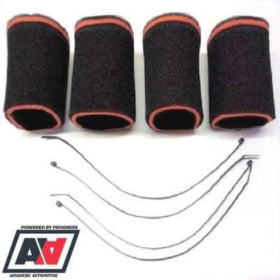 Weber Dellorto Carb 40 45 48 50 DCOE Trumpet Socks Universal Fit Set Of 4