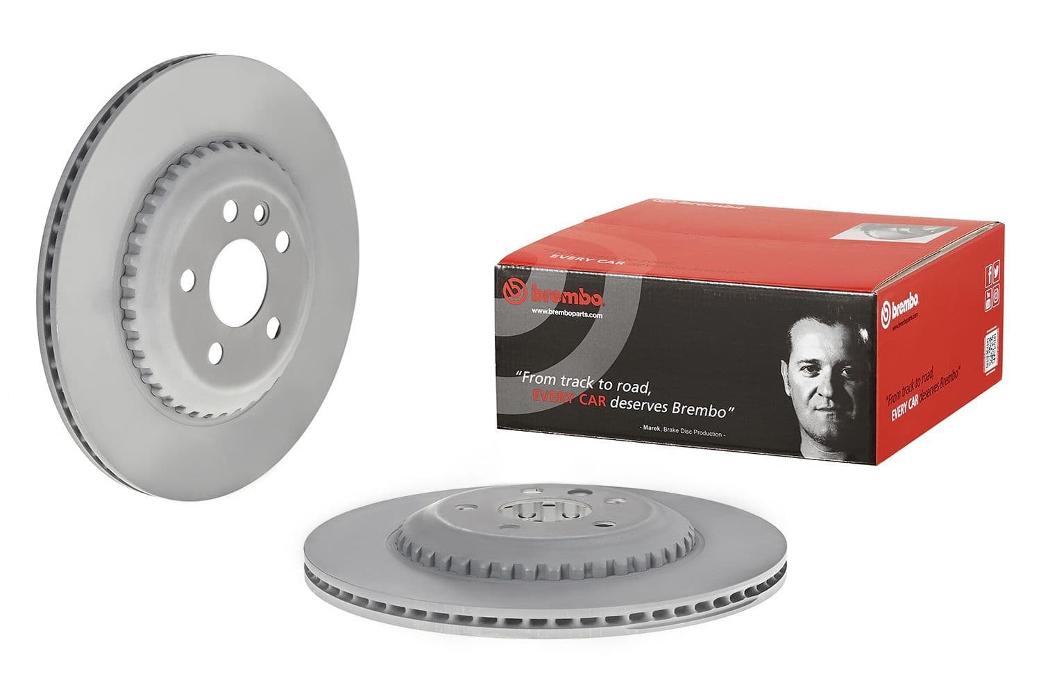 LR161919 LR114564 J9C34898 Brembo Brake Discs Pair 