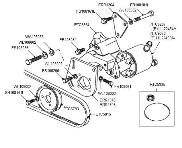 200tdi Power Steering Pump Defender