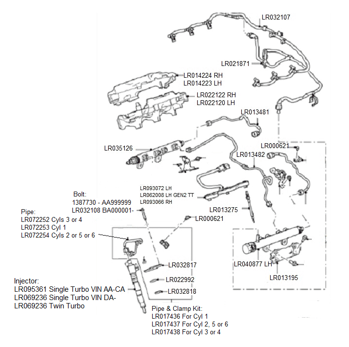 Fuel Injectors, Glow Plugs & Pipes