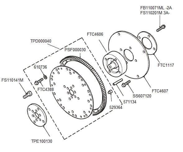 Drive Plate - Automatic 4.0 & 4.6