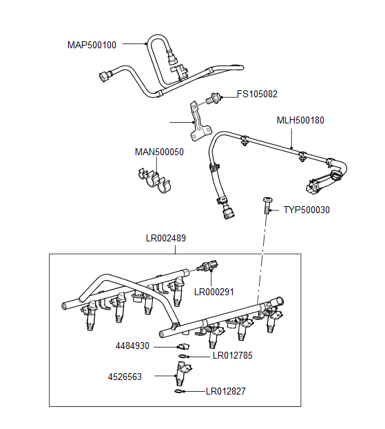 FUEL INJECTION 4.4 AJ V8