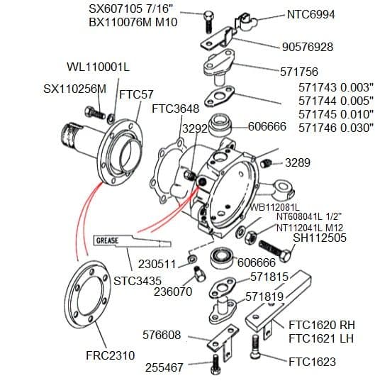 Swivel Pin Housing To JA032849