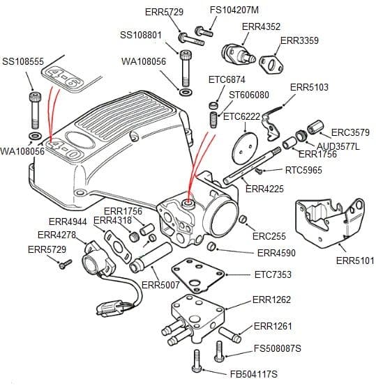 Plenum Chamber To WA410481 4.0 & 4.6