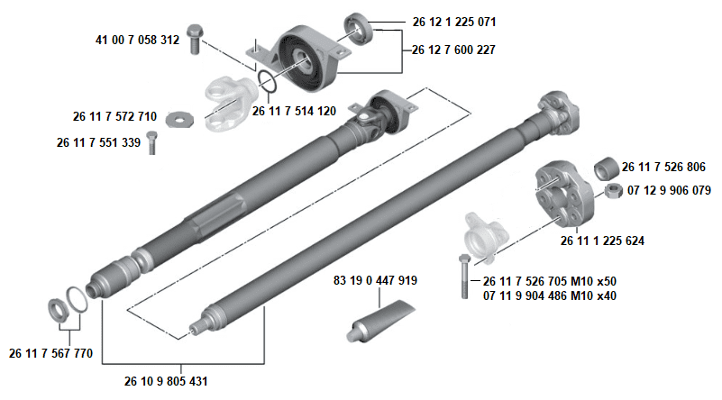 Propshaft R60 & R61