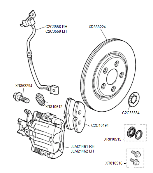 Rear Brakes to VIN M45254