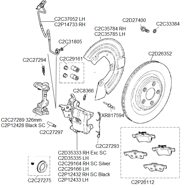 Rear Brakes from VIN G49701
