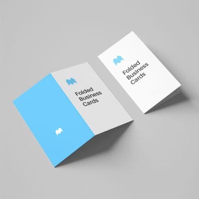 Folded Business Cards