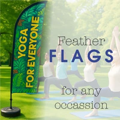 Medium Feather Flag (2860 x 690 mm)