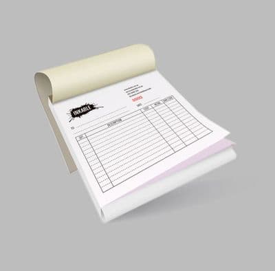 NCR  Books  (Stapled) - One Color Printing