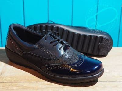 A fantastic looking Womens laced leather brouge shoe