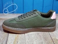 Back to the 80's with this Women’s Khaki green Trainer