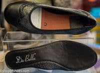 Mosaic ladies stretch black patent leather occasion shoe dress to impress even with sensitive feet from our shop in Whitchurch Hampshire between Andover, Basingstoke, Newbury