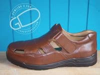 Seb mens active sports trainers 4E wide fit best selling shoe in brown from an Db Easy b wide fit specialist near Basingstoke Hampshire.