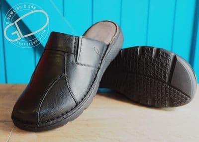 Black leather mule from Hush puppies