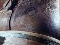 Bourton waxy waterproof deep brown country boot