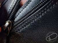 versatile 2E-4E 2V variable fit navy canvas summer shoe with pretty raised stitching and petal motif punching detail from an Db Easy b wide fit specialist near Basingstoke Hampshire.