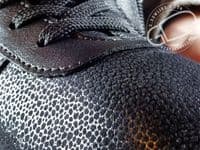 versatile 2E-4E 2V variable fit navy canvas summer shoe with pretty raised stitching and petal motif punching detail from an Db Easy b wide fit specialist near Basingstoke Hampshire.