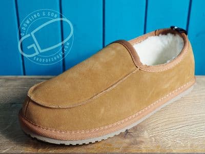 Charles real suede leather uppers with cushioned memory foam