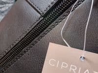 Cipriata mid length zipped non leather black boot