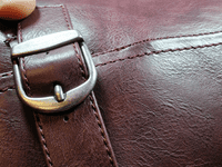 Cipriata mid length zipped non leather burgundy boot