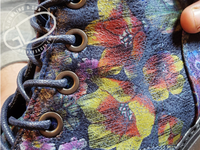 Cipriata side zipped laced impressionist art print.