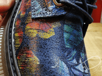 Cipriata side zipped laced impressionist art print.