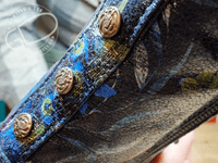 Cipriata side zipped laced impressionist art print.