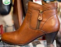 Cipriata soft leather zip ankle boot. black