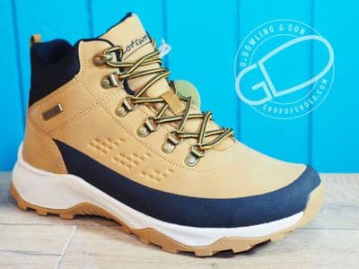 Cotswolds waterproof light leather walking boot.