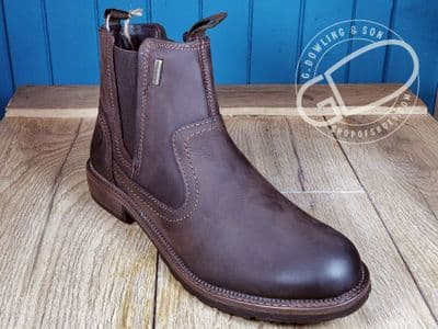 Cotswolds waxed leather waterproof boot.