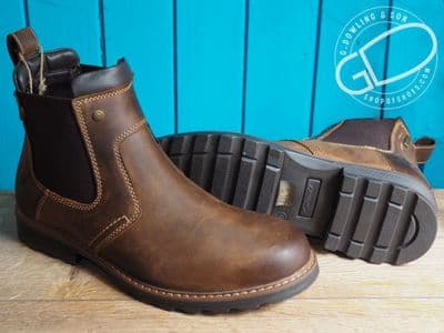 Cotswolds waxed leather waterproof lifestyle boot